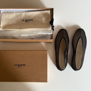 Le Monde Beryl glitter mesh sandals